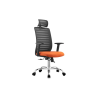 OFFICE CHAIR NOEL ANGEL-H (BLACK-ORANGE)