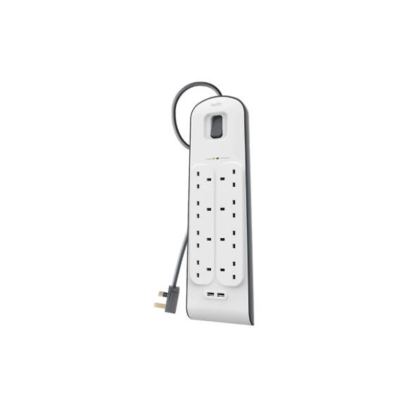 SURGE PROTECTOR BELKIN 8 x PORT 2xUSB 2М