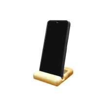 STAND FOR MOBILE PHONE WOOD LIGHT BROWN