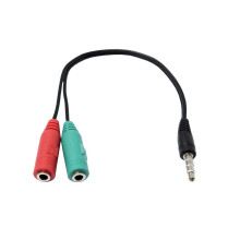 ADAPTER 3.5MM JACK - 2 IN TO 1 OUT