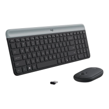 LOGITECH MK470 SLIM COMBO KLAWIATURA+SYÇANJYK TOPLUMY