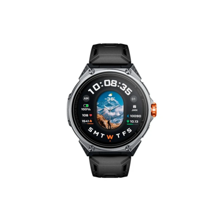 POWEROLOGY ALFA URBAN SPORTS GPS SMART WATCH (BLACK) SMART-SAGAT