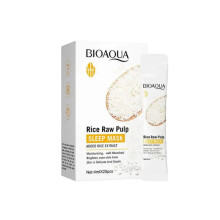 BIOAQUA RICE RAW PULP GIJEKI MASKA 20 sany