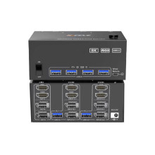 KVM SWITCH KCEVE 2x4 (8K UltraHD) KVM204DH