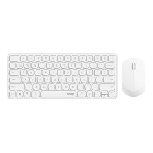 KEYBOARD + MOUSE KIT RAPOO 9010M ULTRA-SLIM (White)