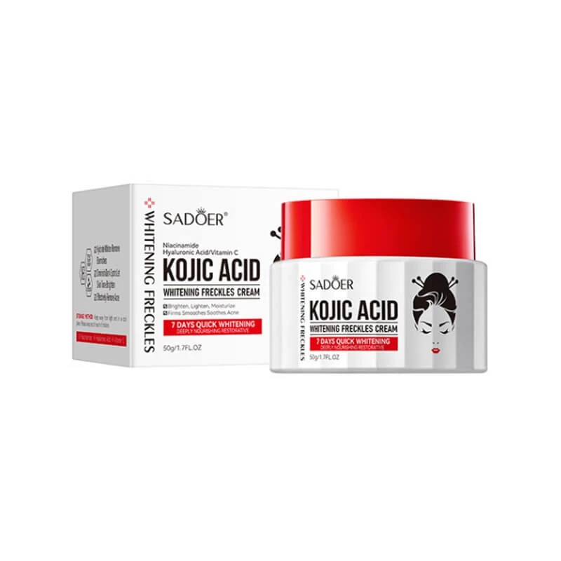 SADOER WHITENING FRECKLES KOJIC ACID CREAM 50 G