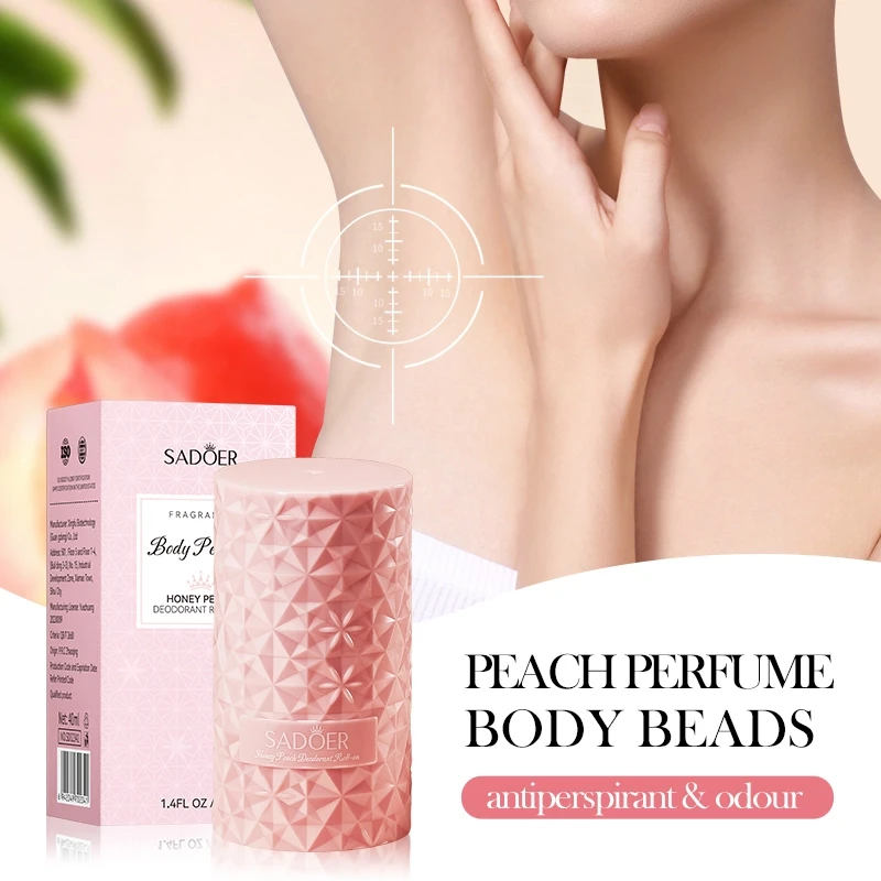 ROREC SADOER HONEY PEACH BODY PERFUME DEODORANT ROLL-ON 40 ML