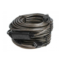 USB 2.0 - 25 м КАБЕЛЬ С УСИЛИТЕЛЕМ