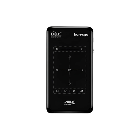 BORREGO MINI PROJECTOR 4K HD BP09 PORTATIW PROÝEKTOR