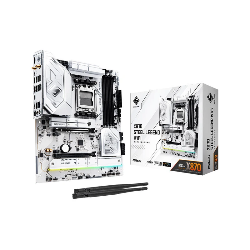 MOTHERBOARD ASROCK X870 STEEL LEGEND WI-FI DDR5