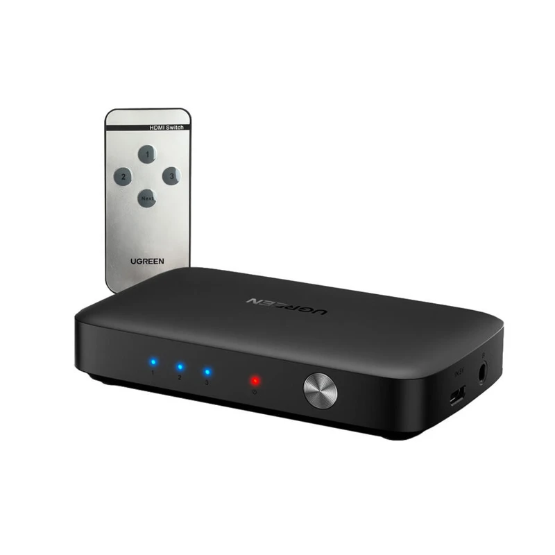 HDMI SWITCH UGREEN CM332 4K ULTRAHD (3 ПОРТОВ)