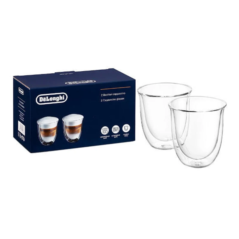 GLASS MUGS DE'LONGI DLSC311 2 PCS