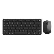 KEYBOARD + MOUSE KIT RAPOO 9010M ULTRA-SLIM (Black)