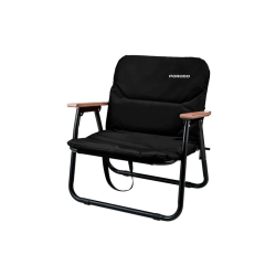 Кемпинговый стул Porodo Lifestyle Outdoor Folding Cushioned Chair (Black)